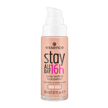 essence stay ALL DAY 16h long-lasting Foundation 20 Soft Nude 30ml